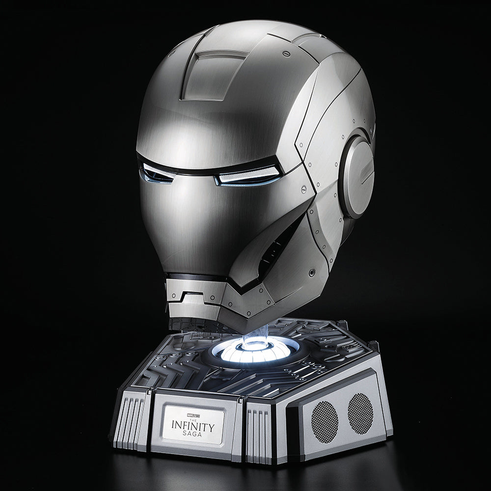 Iron Man Helmet MK-2 Wearable Mask with Bluetooth Speaker Stand 1: 1 Collectible